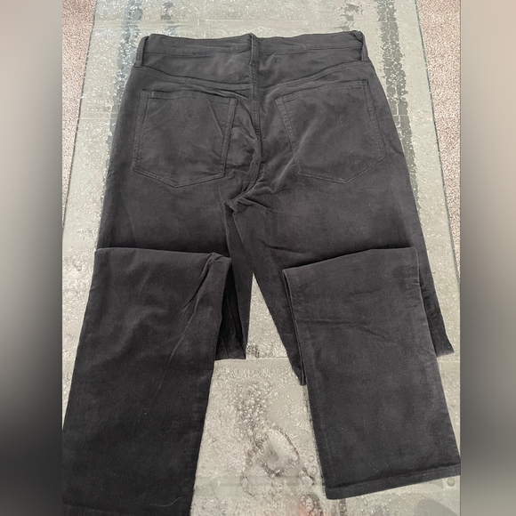 Nwt J. Crew Womens Black Corduroy Straight Leg Pants Size 30T - Picture 2 of 4